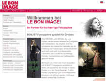 Tablet Screenshot of bon-image.com